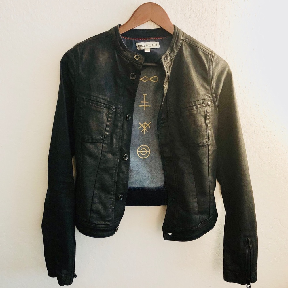 DIESEL BLACK JEAN JACKET